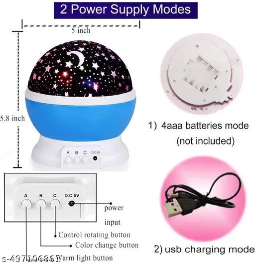 Star Master Rotating Night Light