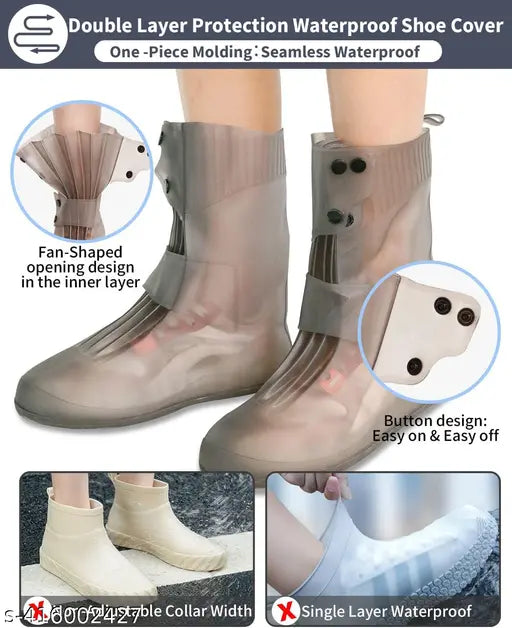 RainSafe Shoe Covers – Waterproof & Reusable