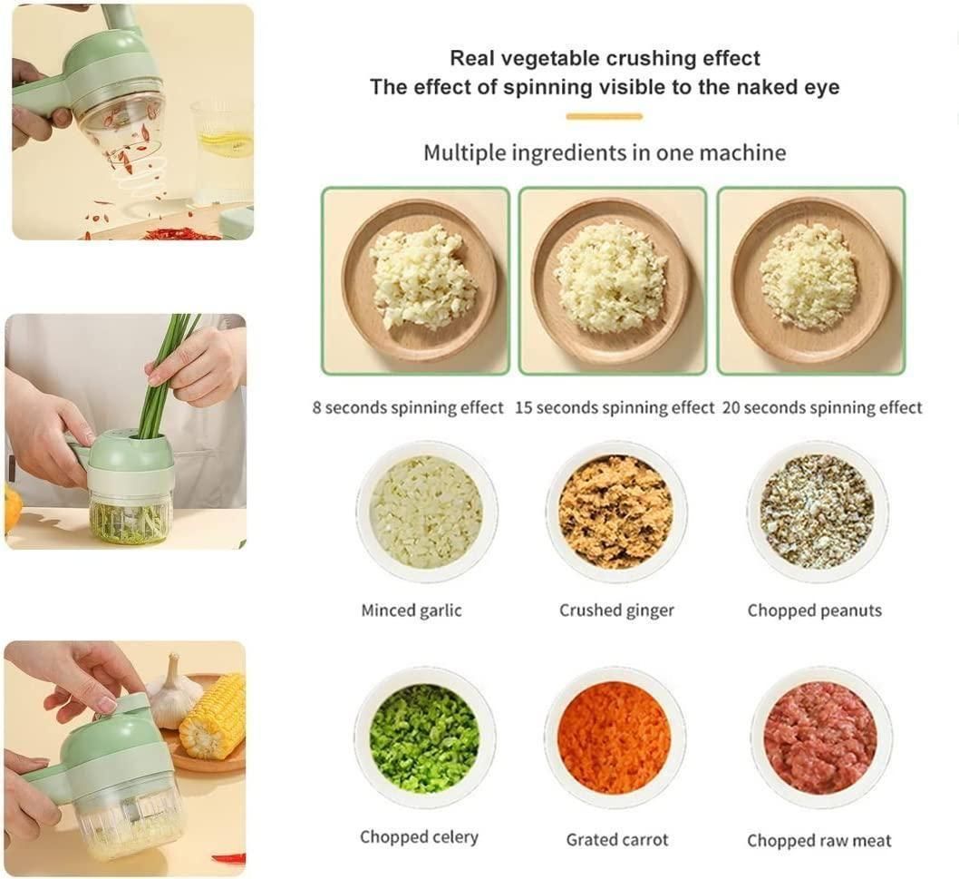 SwiftChop 4-in-1 Wireless Food Cutter