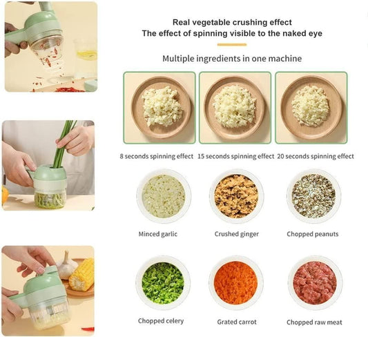 SwiftChop 4-in-1 Wireless Food Cutter